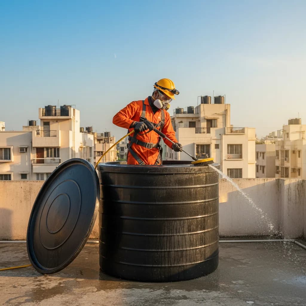 Water Tank Cleaning Cost in Bengaluru in 2025,  What to Expect