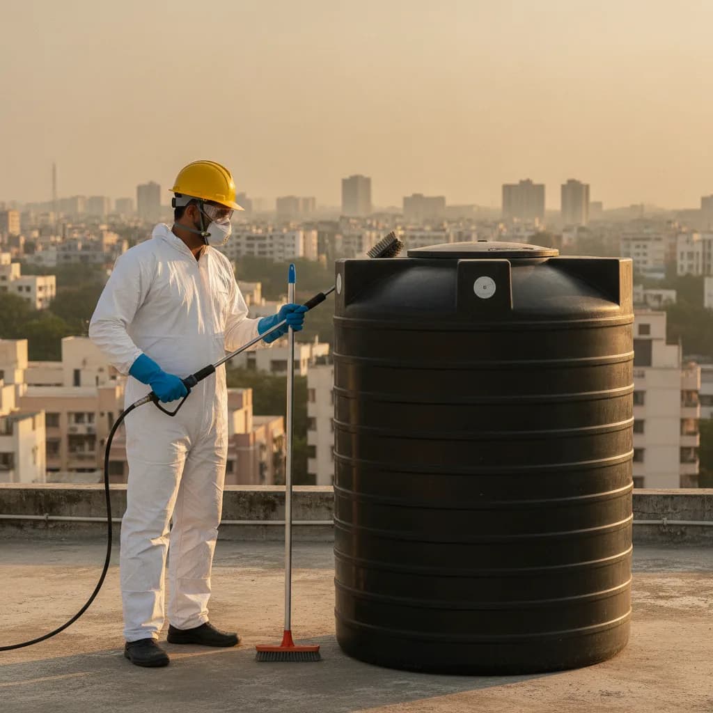 Bangalore Water Supply: Why Your Overhead Tank Needs Cleaning Every 6 Months