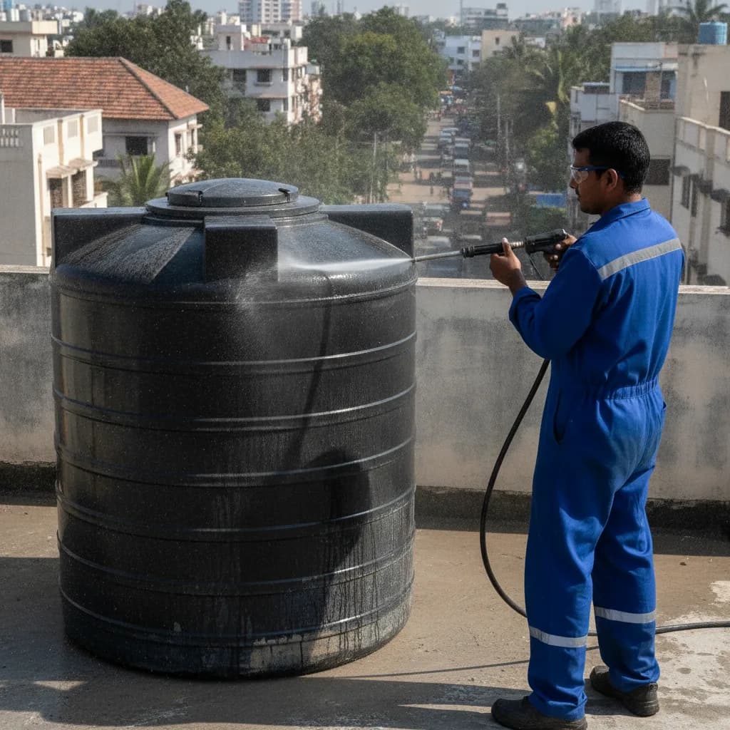 What Does Professional Water Tank Cleaning Actually Involve? A Step-by-Step Guide for Bangalore Residents