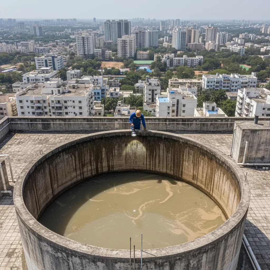 Why Bengaluru Borewell Water Dirties Your Tank Faster