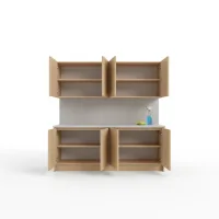 Cabinet interior cleaning (all cabinets)