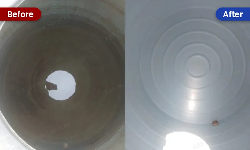 Water tank cleaning before and after in Bengaluru by KBS Home Services (5)