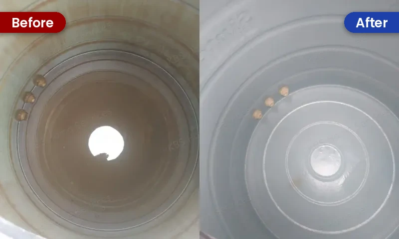Water tank cleaning before and after in Bengaluru by KBS Home Services (6)